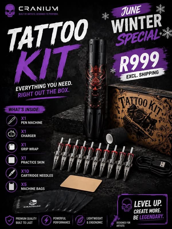 UV tattoo kit